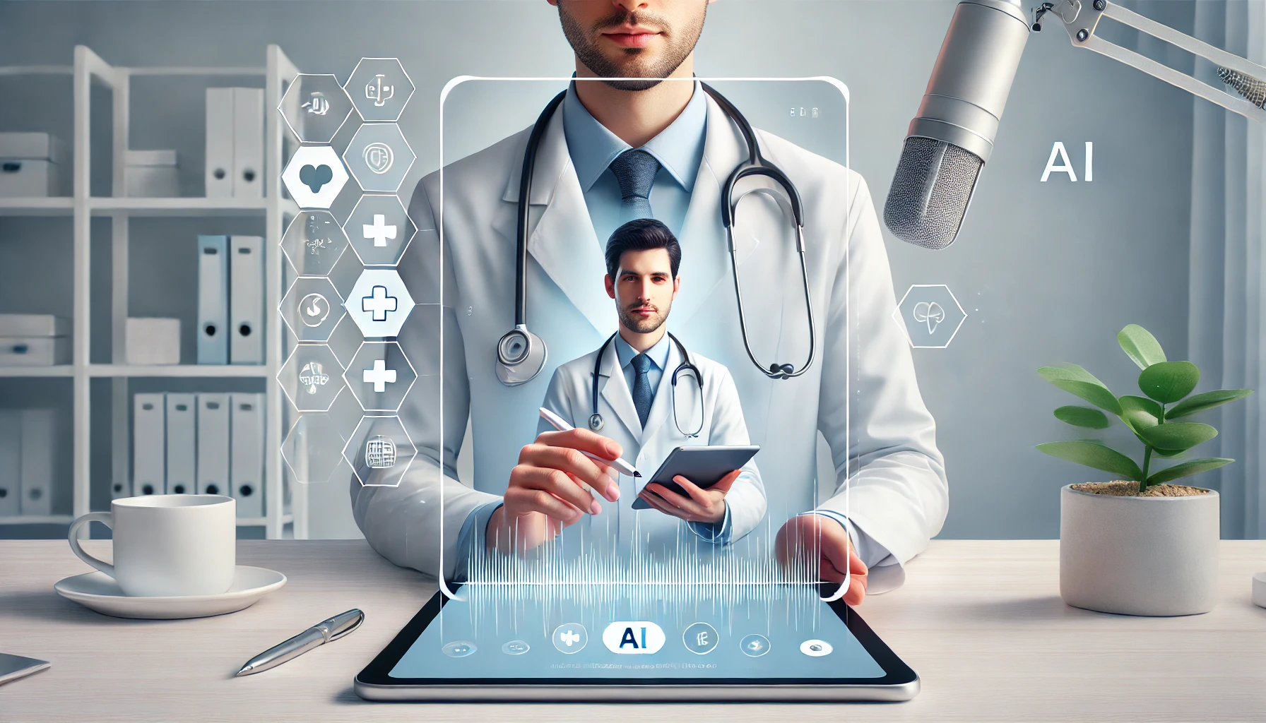 Transcrição prontuário médico com IA Médico Dentistas Esteticistas Psicólogos